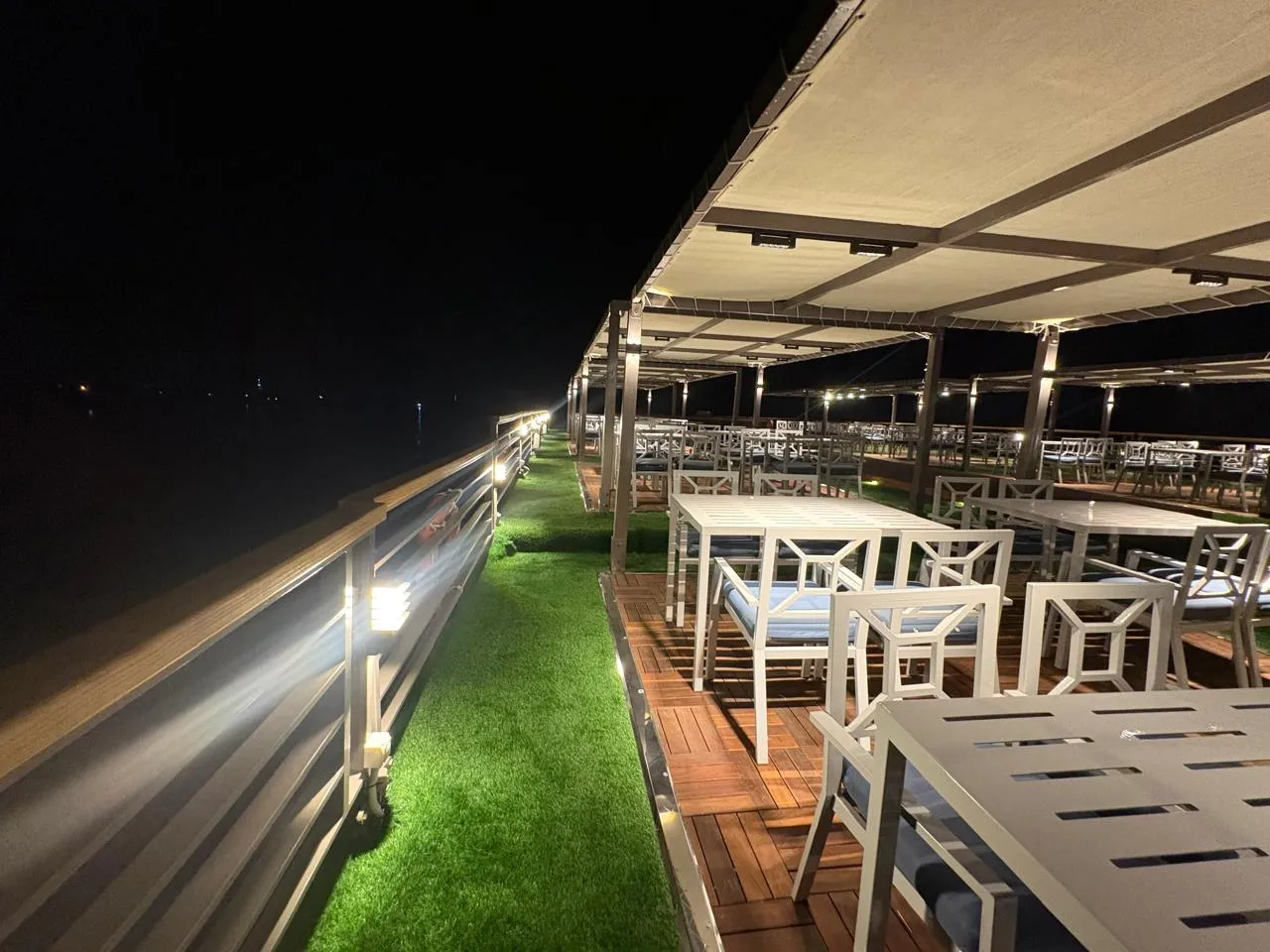 Sun deck of the Royal Liberty Nile cruise